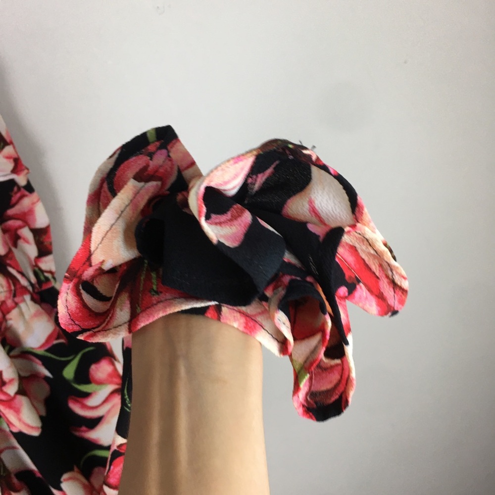 One clothing floral ruffle maxi dress - Picture 6 of 8